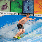 Surfing available At wave Rider in Massanutten WaterPark