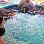 Relaxing hot tub at Massanutten Indoor Water Park