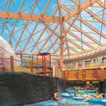 Beautfiul indoor water park includes gorgeous indoor lazy river