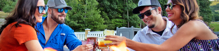 Umbrella Bar and food at Massanutten Ski Resort in VA