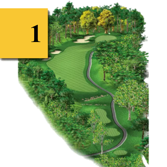 mt greens hole 1