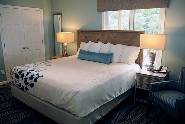 Condo bedroom at Massanutten Resort